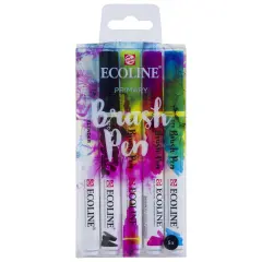 Ecoline Watercolor Brushpen Set 5/Pkg-Primary