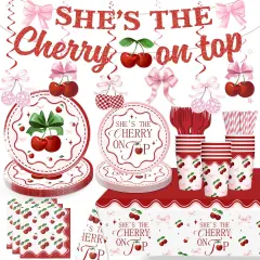 Cherry On Top Baby Shower Decorations