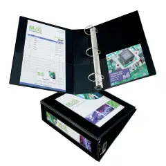 Avery Heavy-Duty Framed View 3-Ring Binder, 3" One Touch EZD Rings, 1 Black Binder (68037)