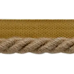 5 yards of Hilda 3/8" TwistedLip Cord Trim | 5 yard cut Natural