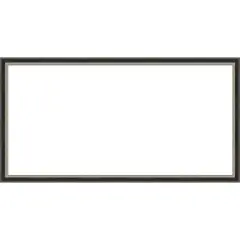 Theo Narrow Framed Dry Erase Magnetic Board Black Silver