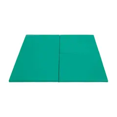Play Patch Activity Mat Squares, Modular Playmat, 4-Pack Emerald