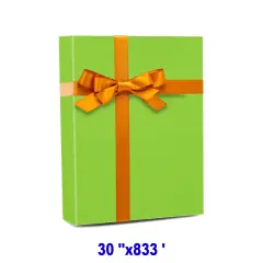 Vibrant Solid Gift Wrap 30" x 833' 60 lbs for Bold Celebrations