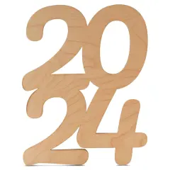 New Years Wood 2024 Cutout,&nbsp;From 12"- 24", Door Hangers| Woodpeckers