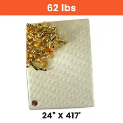 Wedding Wrapping Paper 24 ''*417 ' 62 lbs Gold & Silver D