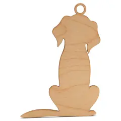 Dog Christmas Ornament, From 4"- 8", Wood Craft & Gift | Woodpeckers