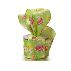 Decorated Easter Egg Ribbon 2.5" x 10 Yards