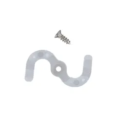 Northlight Surface Mount Christmas Clips for C9 and C7 Light Sockets - 100pc Clear