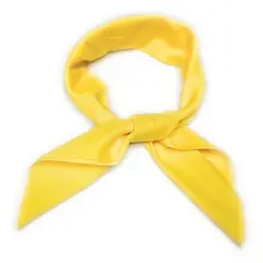 Set of 7 Solid Ribbon Scarves, Head Neck Pocket Square Scarf