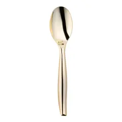 Gold Disposable Plastic Serving Spoons (60 Serving Spoons)