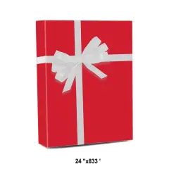24''&times;833' Paper Solid Color Wrapping Roll Elegant Polished Finish 60 lbs