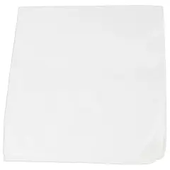 Mechaly 12 Pack of Blank Cotton Solid White Bandanas for Men and Women