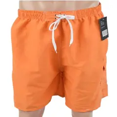 WUHOU Men's Swimming Trunk Set Orange