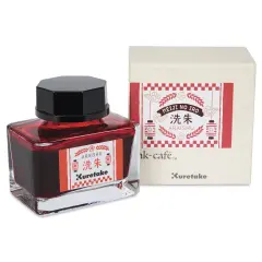 Kuretake Ink Cafe Meiji No Iro Pen Ink - 532 Light Red (Araishu), 20 ml