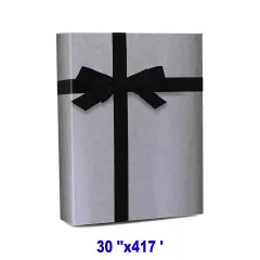 Heavy-Duty Solid Color Wrapping Paper 30" x 417' Roll 55 lb for Retail & Gift Use