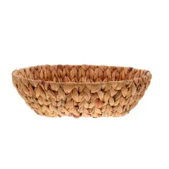 Oval Natural Rush Basket Tray 9" x 11.75"