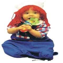 Raggedy Andy Bunting Costume