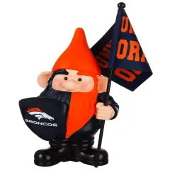Denver Broncos Gnome with Flag United In Orange