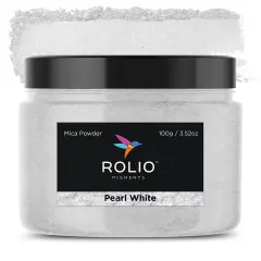 Rolio - 1 Jar Mica Powder (Pearl White) - 100g