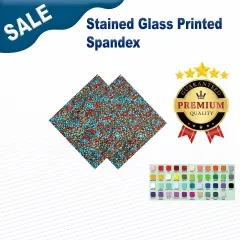 Stained Glass Printed Spandex