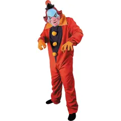 The Clown Costume Ghost Inspired Jumpsuit With Vacuform Mask And Matching Gloves