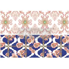 Decor Transfers&reg; - Cece Fashion & Florals - total sheet size 24"x35", cut into 2 sheets