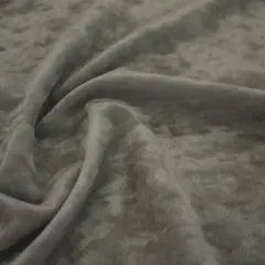 1 Yard Revival Crushed Stretch Velvet Fabric 56 Inch Width Silver