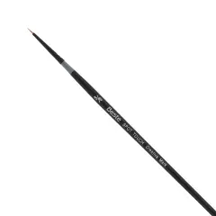 Creative Mark Beste Golden Taklon Spot Touch, #3x0 Artist Paint Brush, Professional Watercolor Brushes, For Acrylic Painting, Short Handle, Sharp Edges, Hand-Tied & Shaped