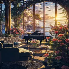 Paint by Numbers Kit for Adults Beginner, Flower Landscape Adult Paint by Number Kits, DIY Acrylic Paint by Numbers Kit for Adults Canvas for Home Decor Gift 16x20 Inch