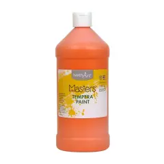 Little Masters&reg; Tempera Paint, Orange, 32 oz.