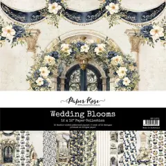 Paper Rose Wedding Blooms 12x12 Paper Collection 31701