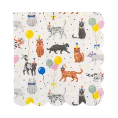 CAT PARTY COCKTAIL NAPKINS