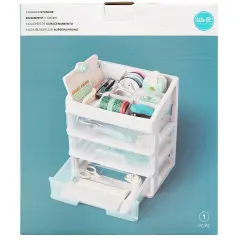 We R 3-Drawer Plastic Storage-11"X8"X12.5" Case