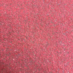 1 Yard Sequins Embroidered Stretch Velvet Rodeo Fabric Coral Pink