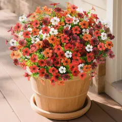 12 Bundles Silk Flowers Artificial Fall Flowers