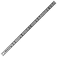 24" x 1-1/8"Aluminum Straight Edge Ruler with Non-Slip Cork Backing