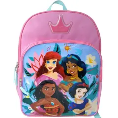 Disney Princesses Pink 16" School Backpack with Front Pocket