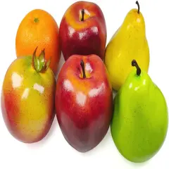 6 Pcs Artificial Fruits for Decorative