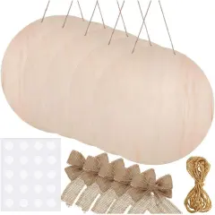 10 Pieces Blank Wood Circles 12 Inch Sign Unfinished Wood Slices