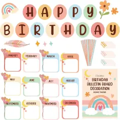 97pcs Happy Birthday Bulletin Board