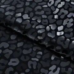 1 Yard 4 way Prowl Polyester Spandex Slick Vinyl Fabric 36" x 55" Length by Width Black