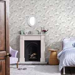 Cath Kidston Silver Linings Neutral Wallpaper