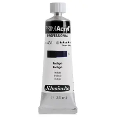 Schmincke Primacryl Professional Acrylic Paint - Indigo, 35 ml Tube