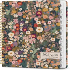 Monthly and Weekly Calendar Academic Teacher Planner - Petals