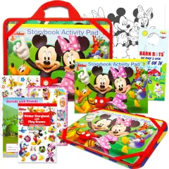 Mickey Mouse Lap Desk Activity Set for Kids - Bundle with Mickey Mouse Art Kit