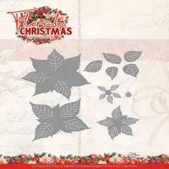 Find It Trading Yvonne Creations Die-Poinsettia, Floral Christmas
