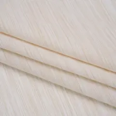 1 Yard Cream Striated Quilting Cotton Fabric Premium Drape Quality, 43 Inches Wide