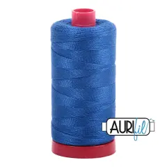 Medium Blue (2735) | 12wt Large Spool (325M / 356Y) | Aurifil Thread