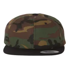 YP Classics&reg; Flat Bill Snapback Cap Camo/ Black