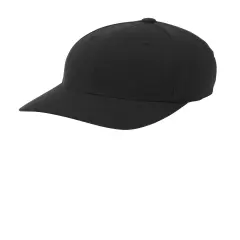 YP Classics&reg; Five-Panel Cotton Twill Snapback Cap Black